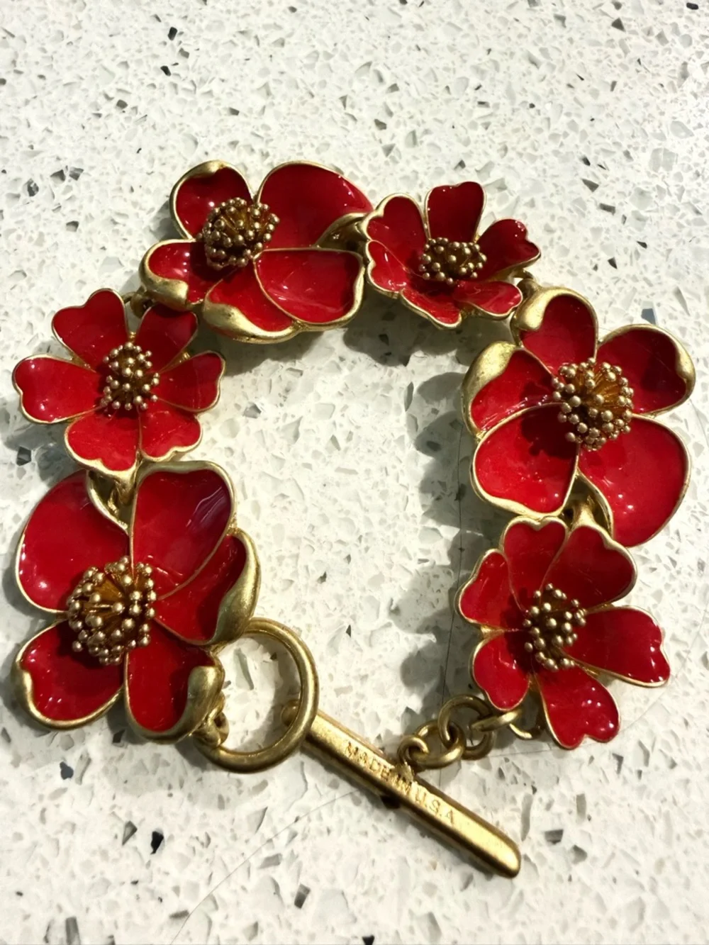 Oscar de la Renta Flower bracelet